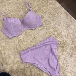 Purple bikini set